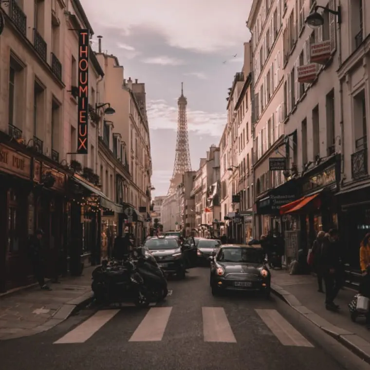フランスの街並み